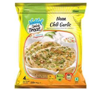Vadilal Tandoori Chilli Garlic Naan 80 gm 4 Pcs