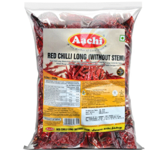 Aachi Dried Red Chilli Long (without Stem) 250 gm