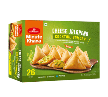 Haldiram Cocktail Cheese Jalapeno Samosa 520 gm 26 Pcs