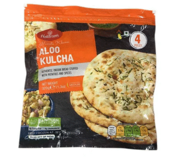 Haldiram Paneer Aloo Kulcha 320 gm 4 Pcs