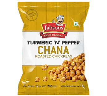 Jabsons Roasted Chana Turmeric N Pepper 140 gm